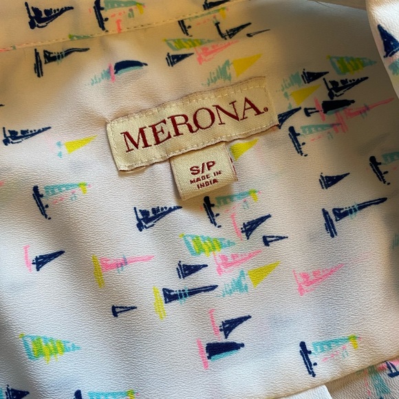 Sleeveless Merona Sailboat Button-down ⛵️ - Picture 5 of 5